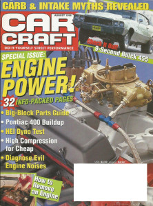 CAR CRAFT 1998 AUG - 1350hp ’73 VETTE, 9sec BUICK GS